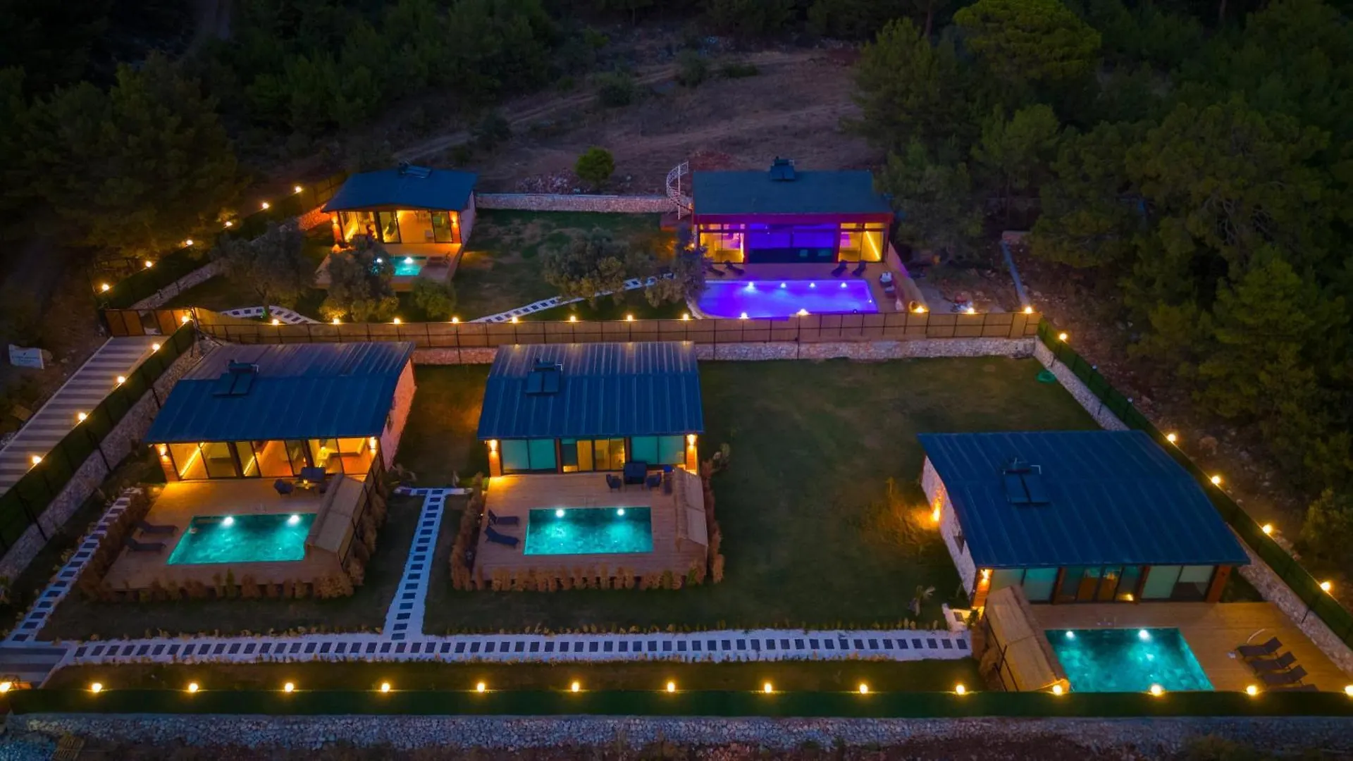 Villa Stone Houses Luxury Kabak Faralya