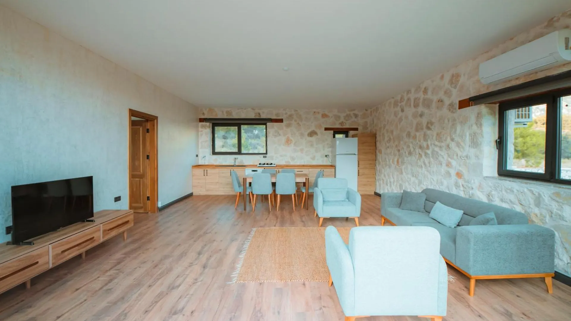 Villa Stone Houses Luxury Kabak Faralya